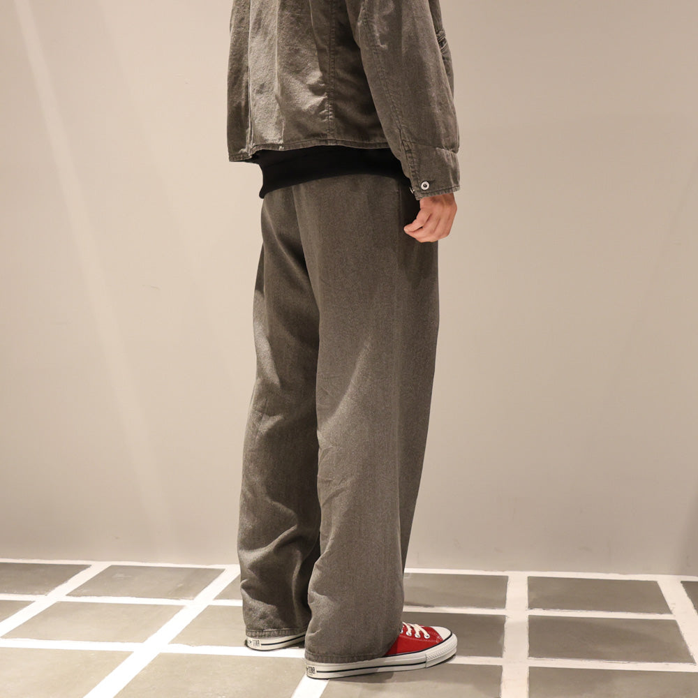 Vintage Black Chambray Work Pants