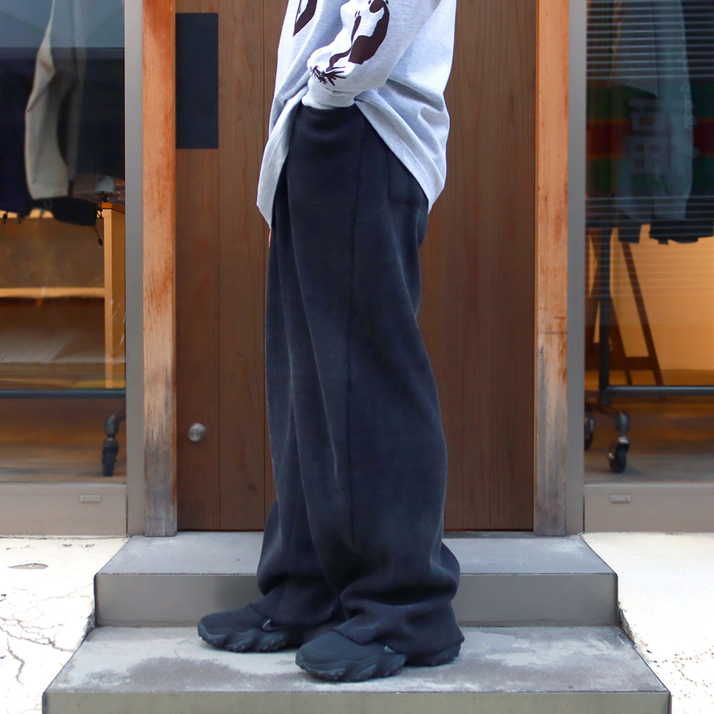 WAFFLE EASY PANTS - Pigment Stone Wash -