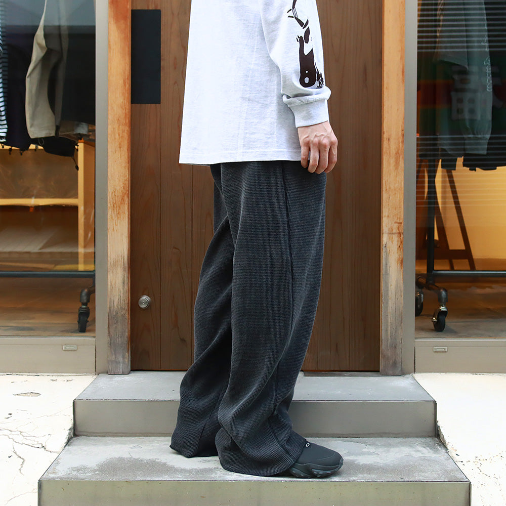 WAFFLE EASY PANTS - Pigment Stone Wash -