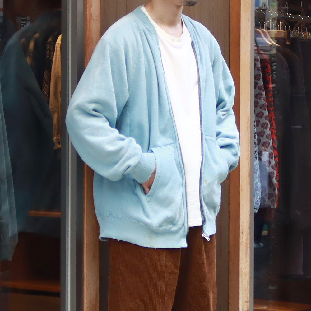 AGED ZIP-UP SWEAT SHIRT