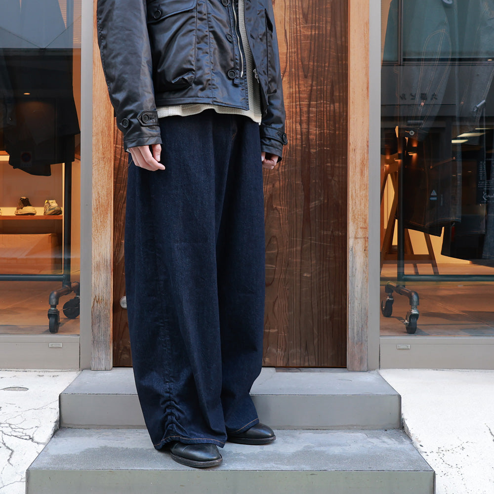 refomed fresh man デニムパンツ　ブラック refomed(リフォメッド)FRESH MAN DENIM WIDE PANTS