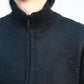 Zipped Mohair Cardigan - Solid