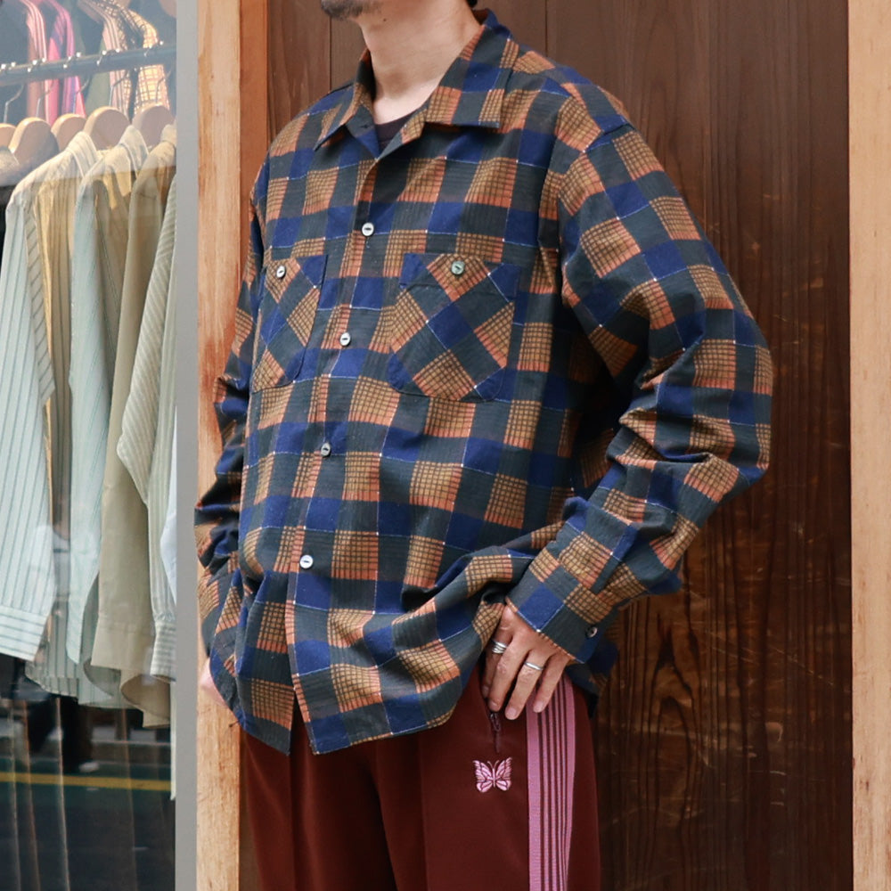 25aw needles ワンナップカラー プリントフランネルチェックシャツ 25aw needles ワンナップカラー プリントフランネルチェック