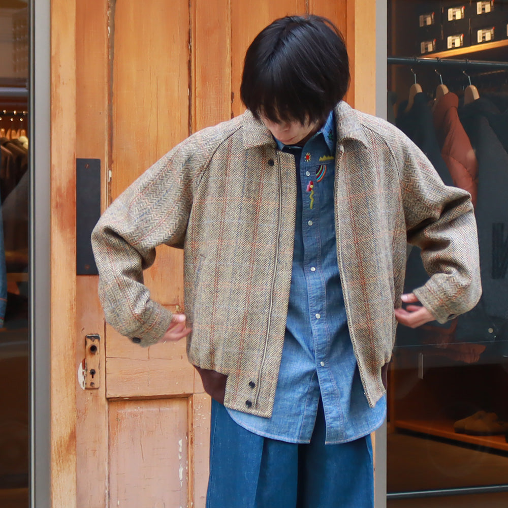 Tweed Harrington Jacket