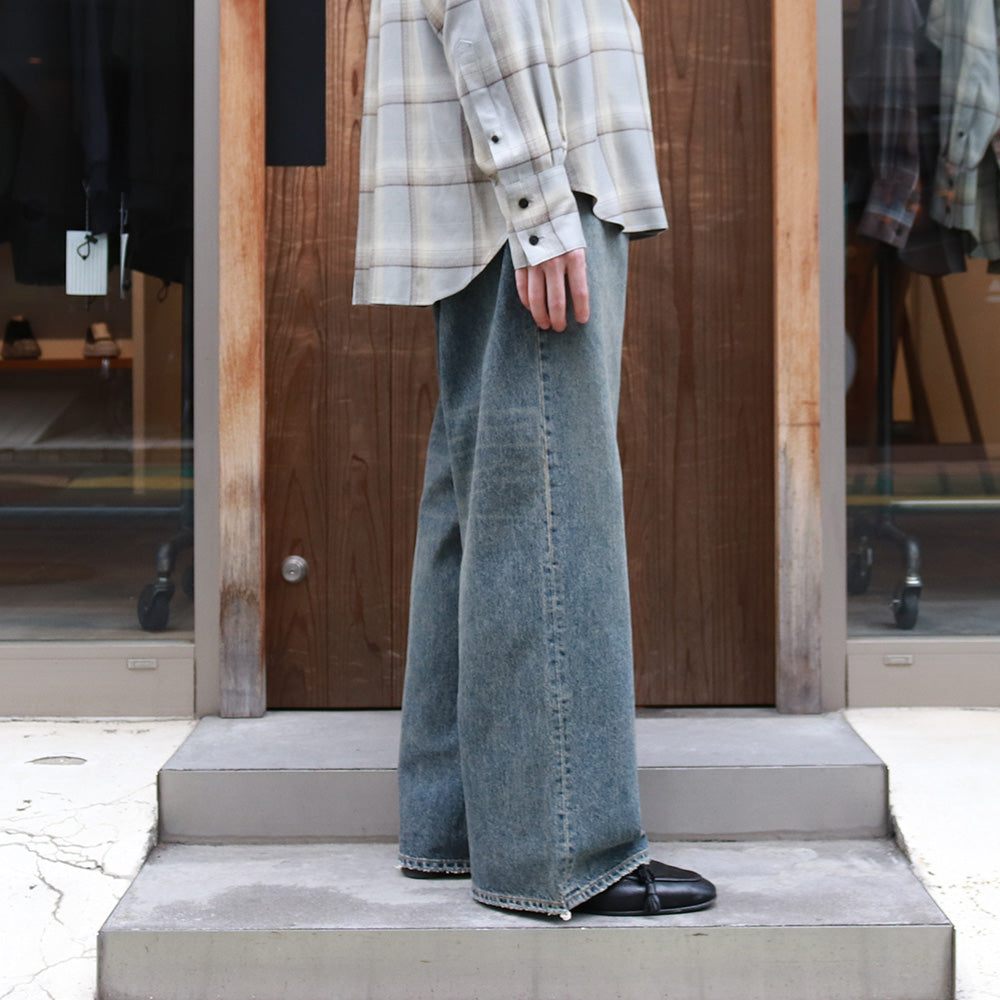 Wide Vintage Denim Pants