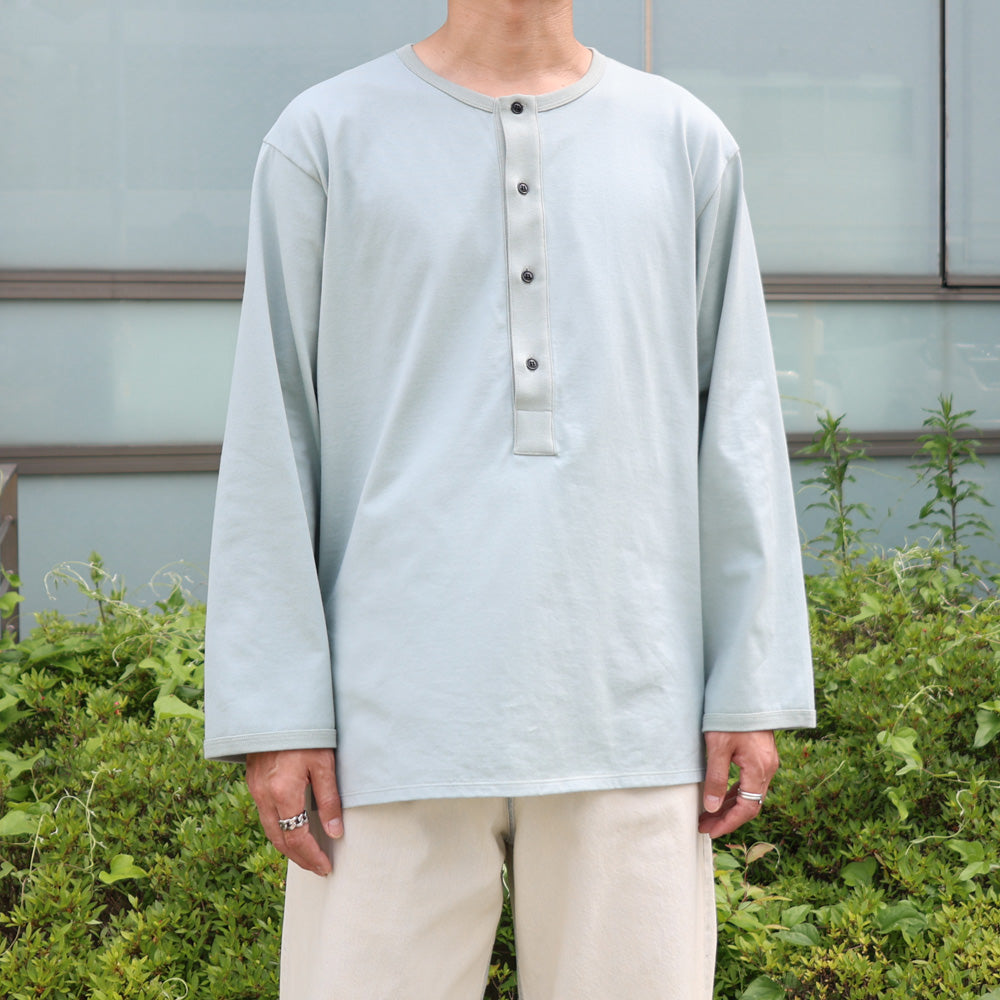 Henley Neck Long Sleeve Shirt