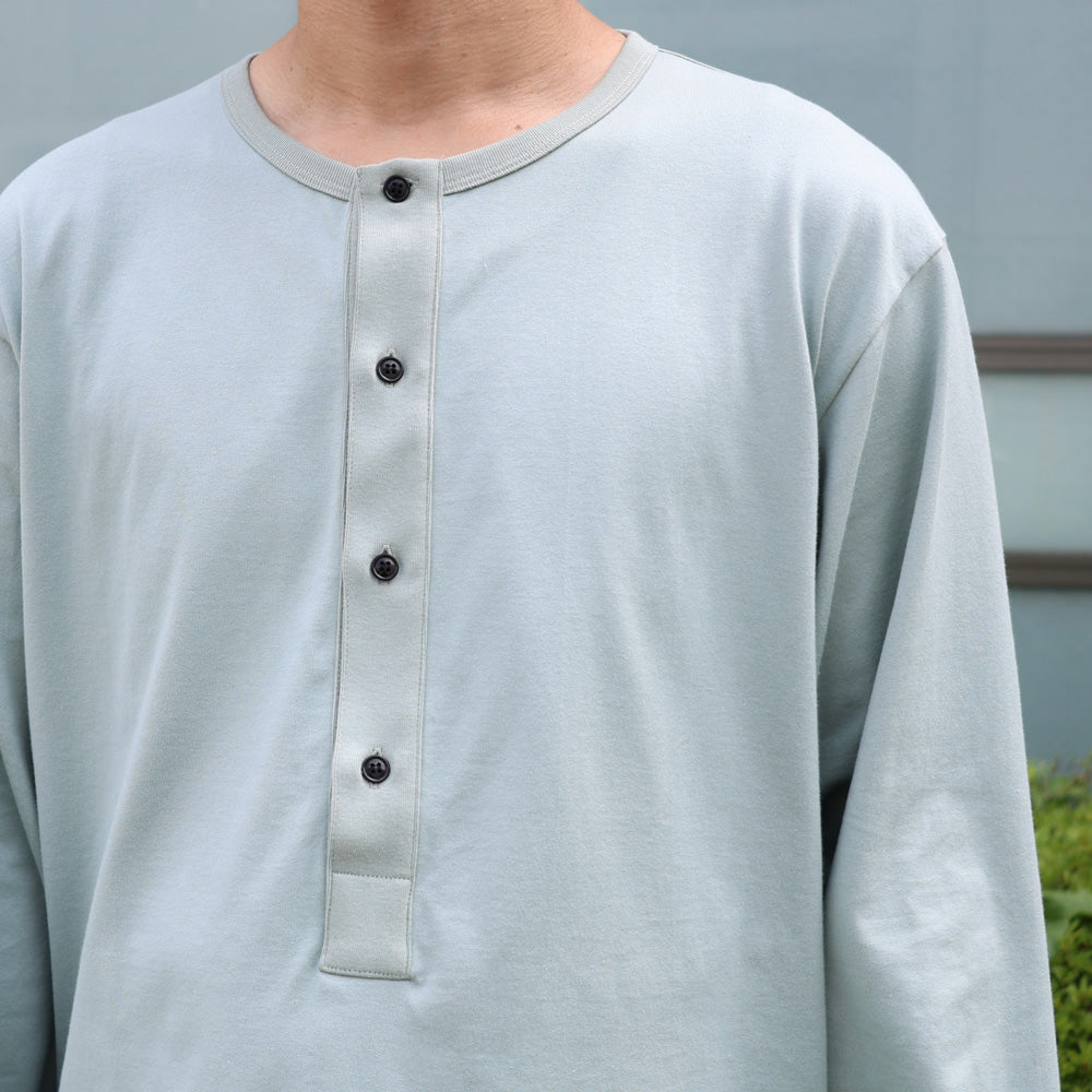 Henley Neck Long Sleeve Shirt