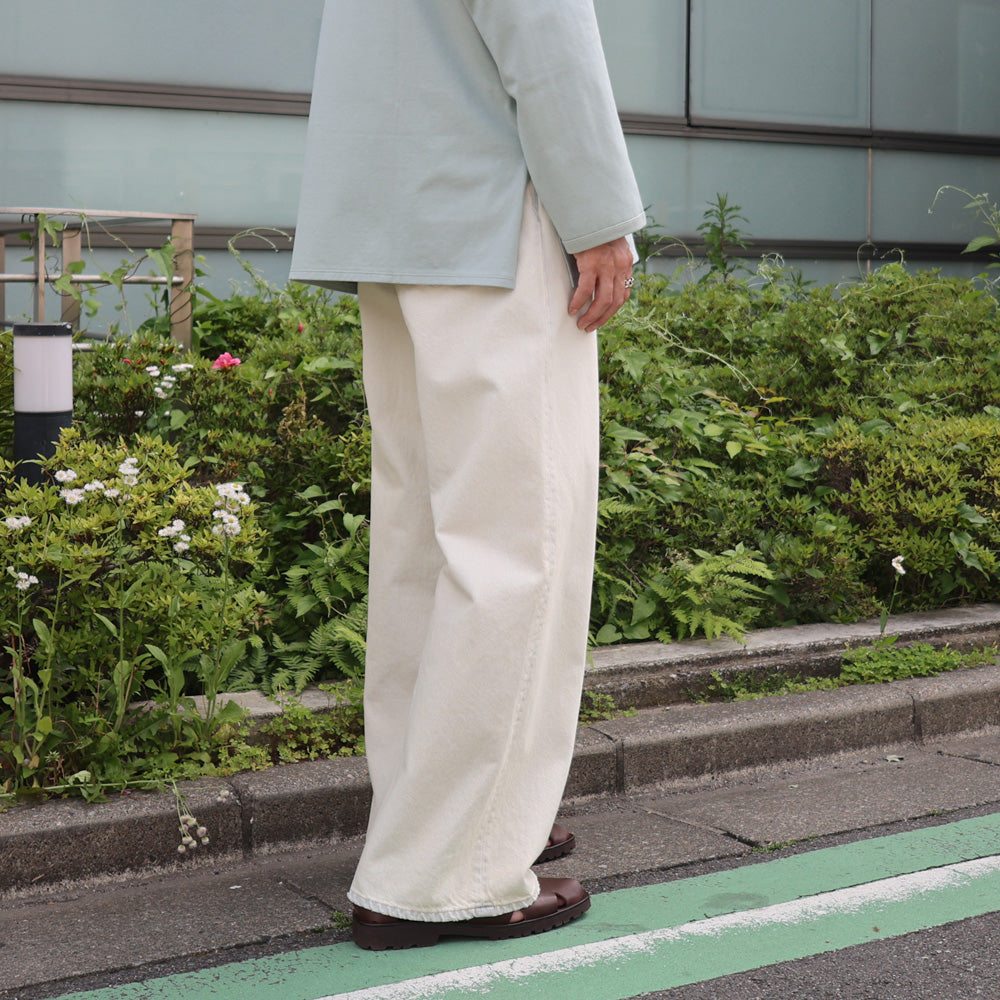 Ice Wash W-Velt Denim Pants