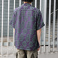 Italian Collar S/S Shirt -R/PE Ring Cut Jq