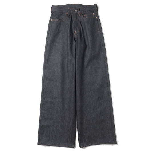 MODERN DENIM WIDE TROUSERS