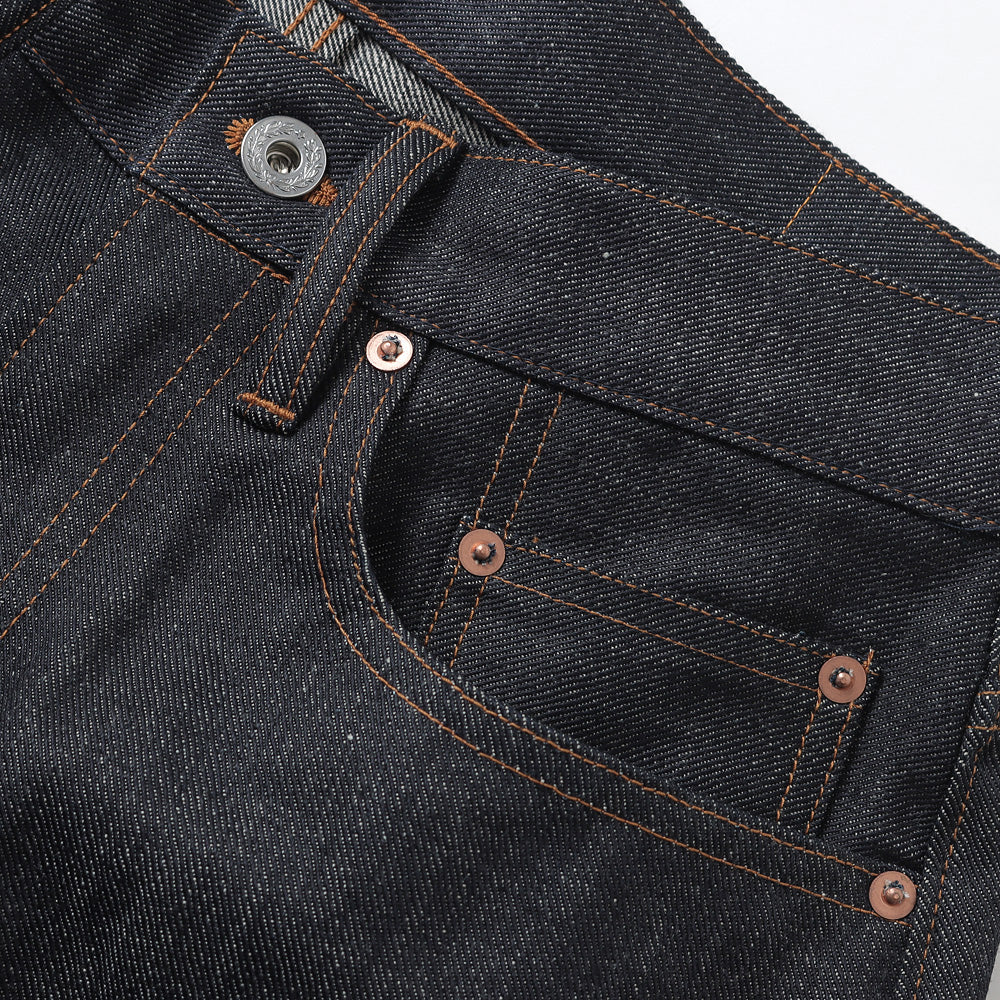 MODERN DENIM TROUSERS WIDE CUT