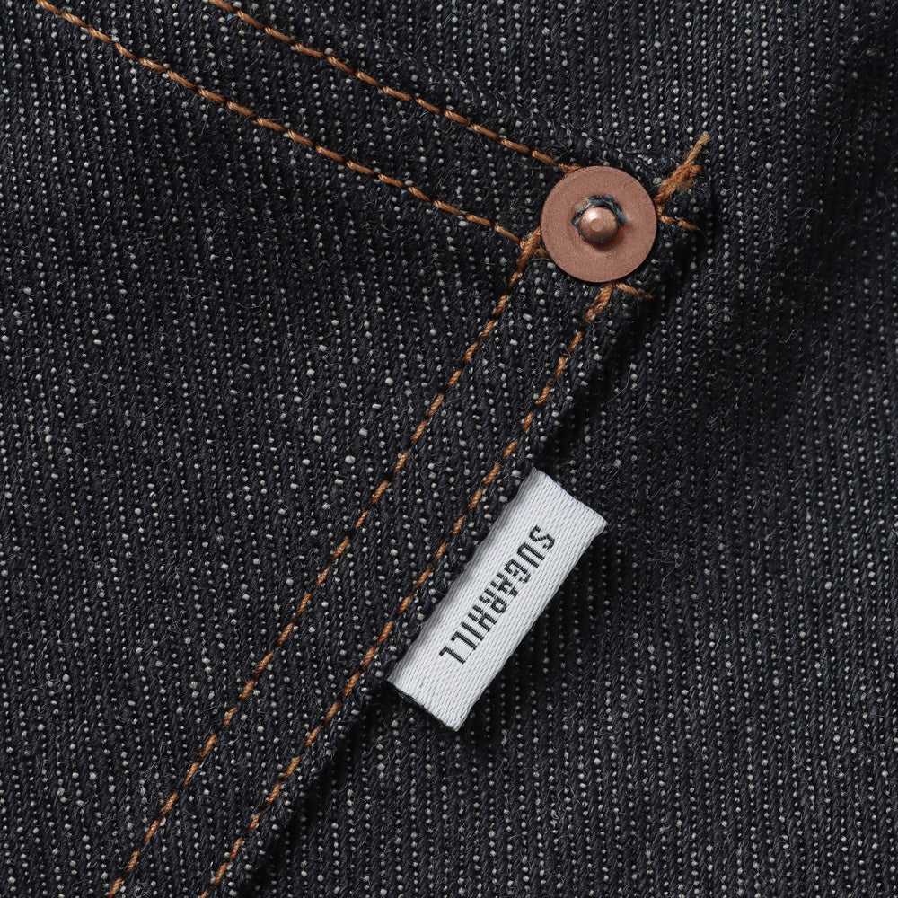MODERN DENIM TROUSERS WIDE CUT