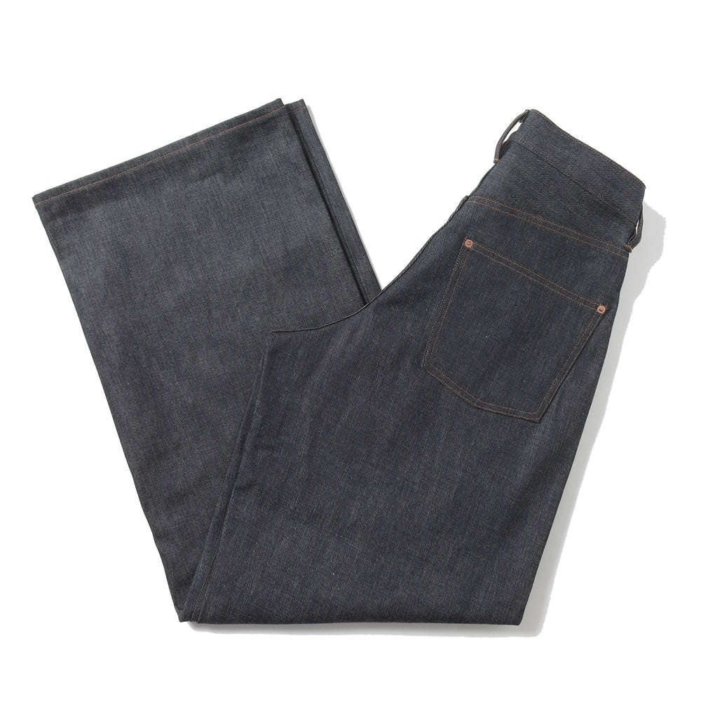 MODERN DENIM WIDE TROUSERS