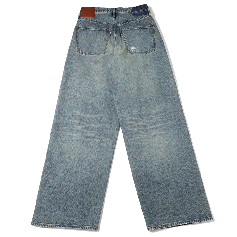 SUGARHILL(シュガーヒル)DAMAGED MODERN DENIM PANTS WIDE CUT