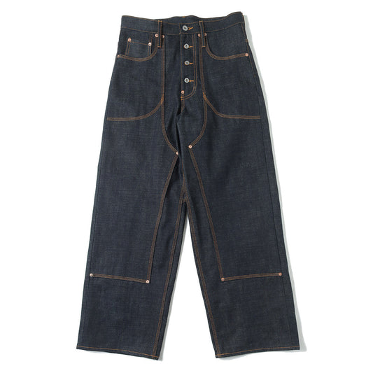 CLASSIC DOUBLE KNEE DENIM PANTS