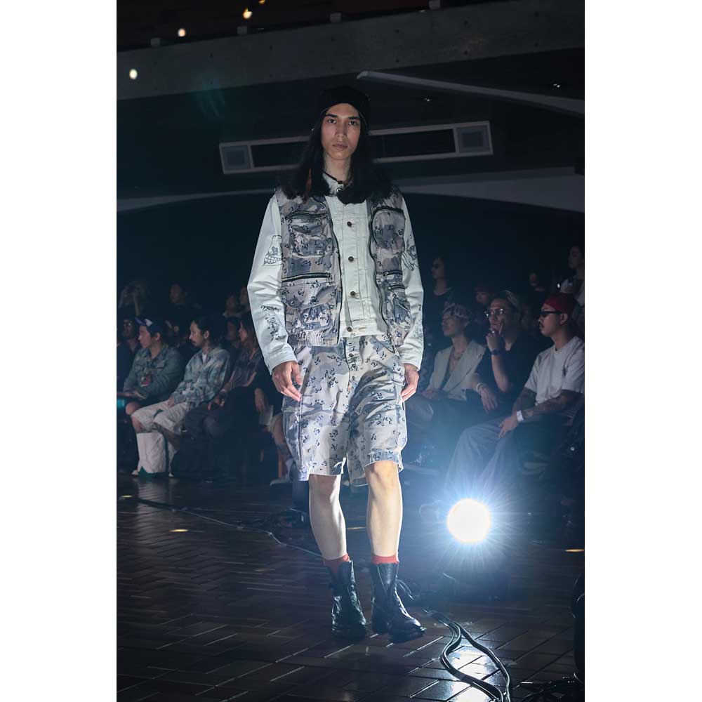 TATTOO FLASH PRINT DENIM JACKET