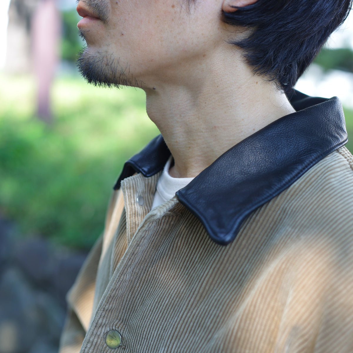 Connected Pockets Cordroy Jacket