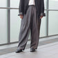 TWO TUCK TROUSERS - Bishu Japan Flow dyeing FAB -