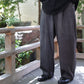 TWO TUCK TROUSERS - Bishu Japan Flow dyeing FAB -