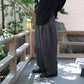 TWO TUCK TROUSERS - Bishu Japan Flow dyeing FAB -