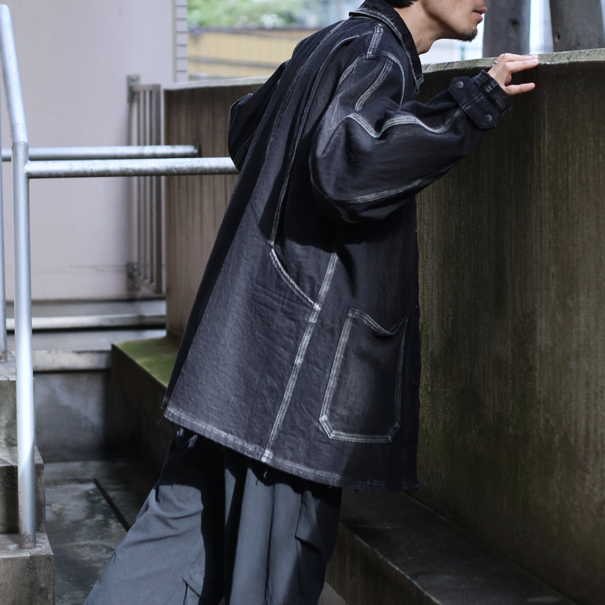 denim coverall - ag