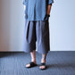 RIB TUCK BAGGY PANTS - Hi Count Tricot Jersey FAB -