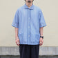 S/S Widespread Collar Shirt - Raschel Lace