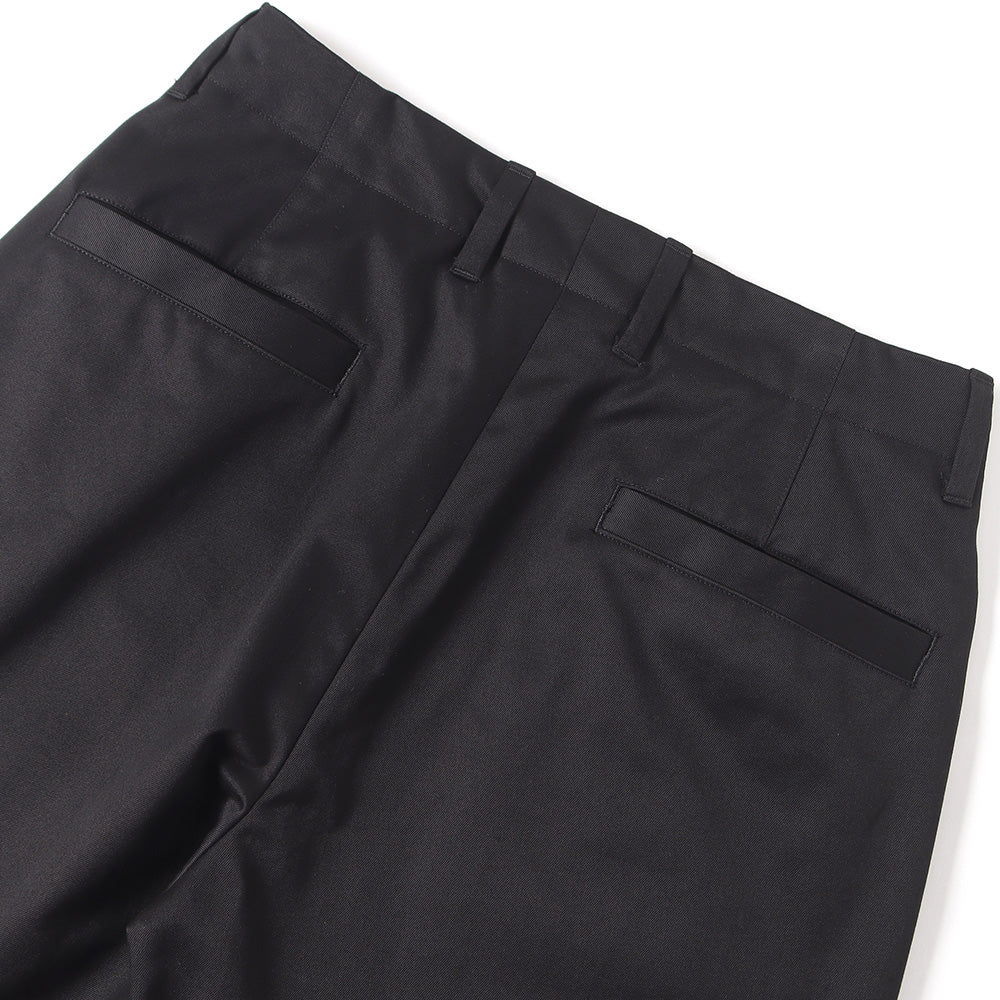 NO TUCK WIDE CHINO TROUSERS