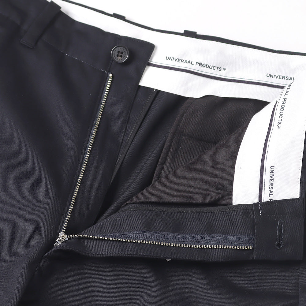 NO TUCK WIDE CHINO TROUSERS