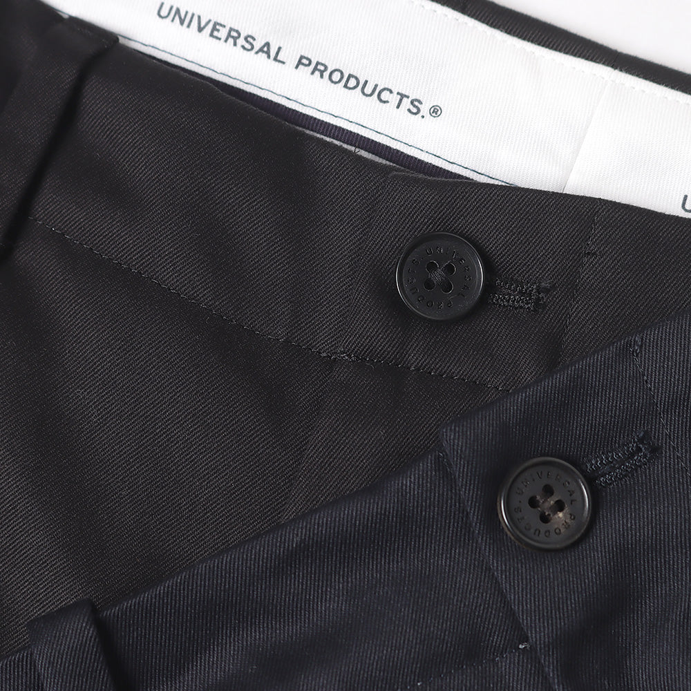 NO TUCK WIDE CHINO TROUSERS