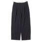 HARD TWIST COTTON - INVERTED PLEATS PANTS