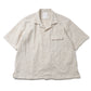 PAISLEY JACQUARD OPEN COLLAR SHIRT