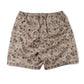 LION PATTERN RIPSTOP SWIM SHORTS