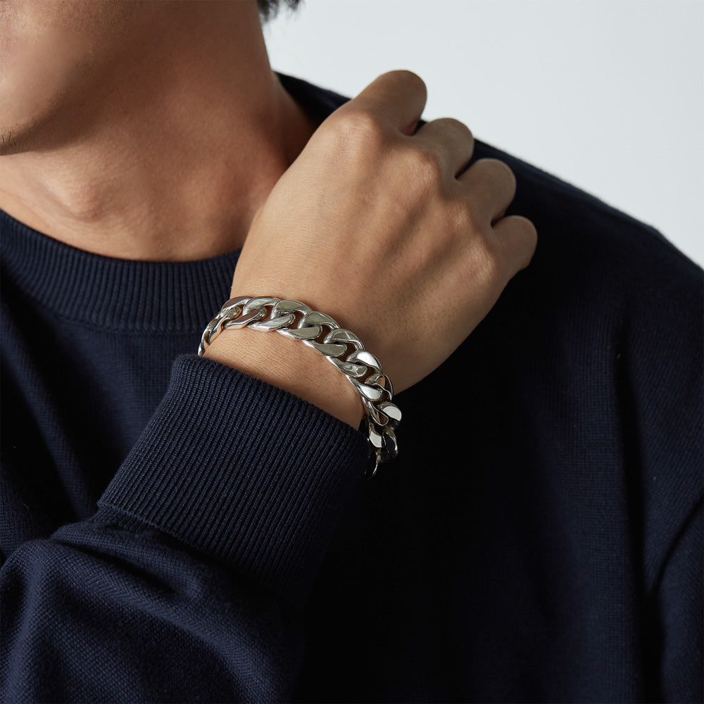 XOLO JEWELRY (ショロ) Basic Link Bracelet -14mm- XOB003 (XOB003 