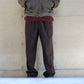 Wool Herringbone Easy Trousers