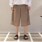 TUCK WIDE SHORTS C