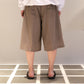 TUCK WIDE SHORTS C