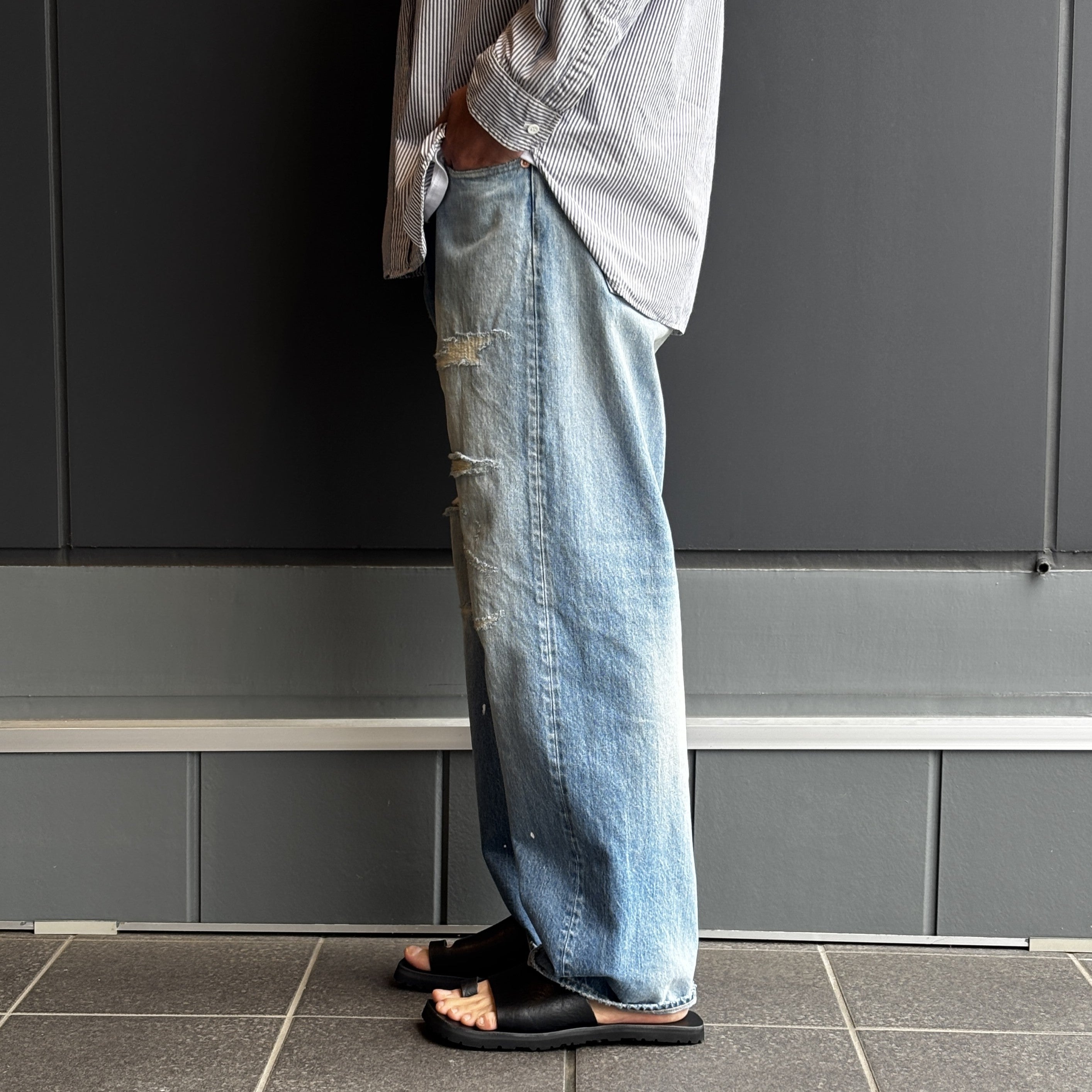HERILL（ヘリル） HL Repair Denim 26-030-HL-8070-10 (26-030-HL-8070