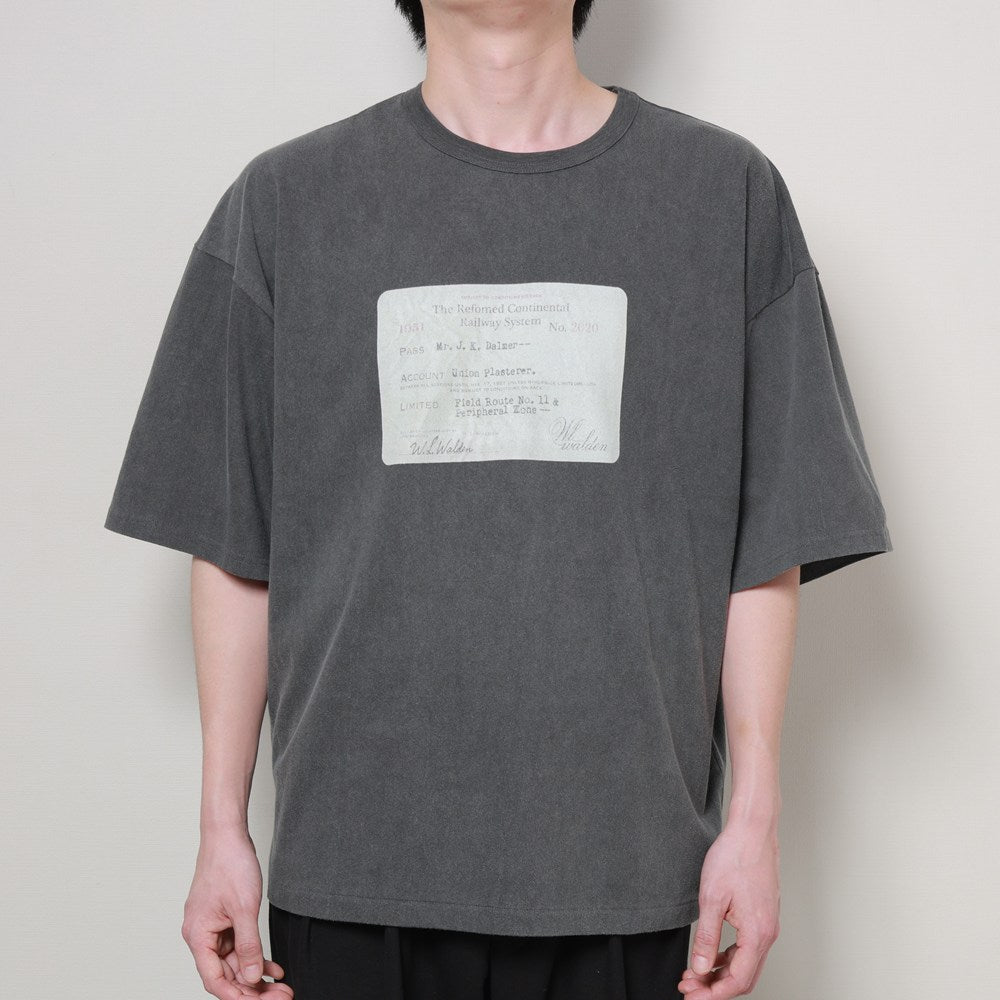 refomed(リフォメッド)RAILWAY TICKET TEE (RECU-063) | refomed