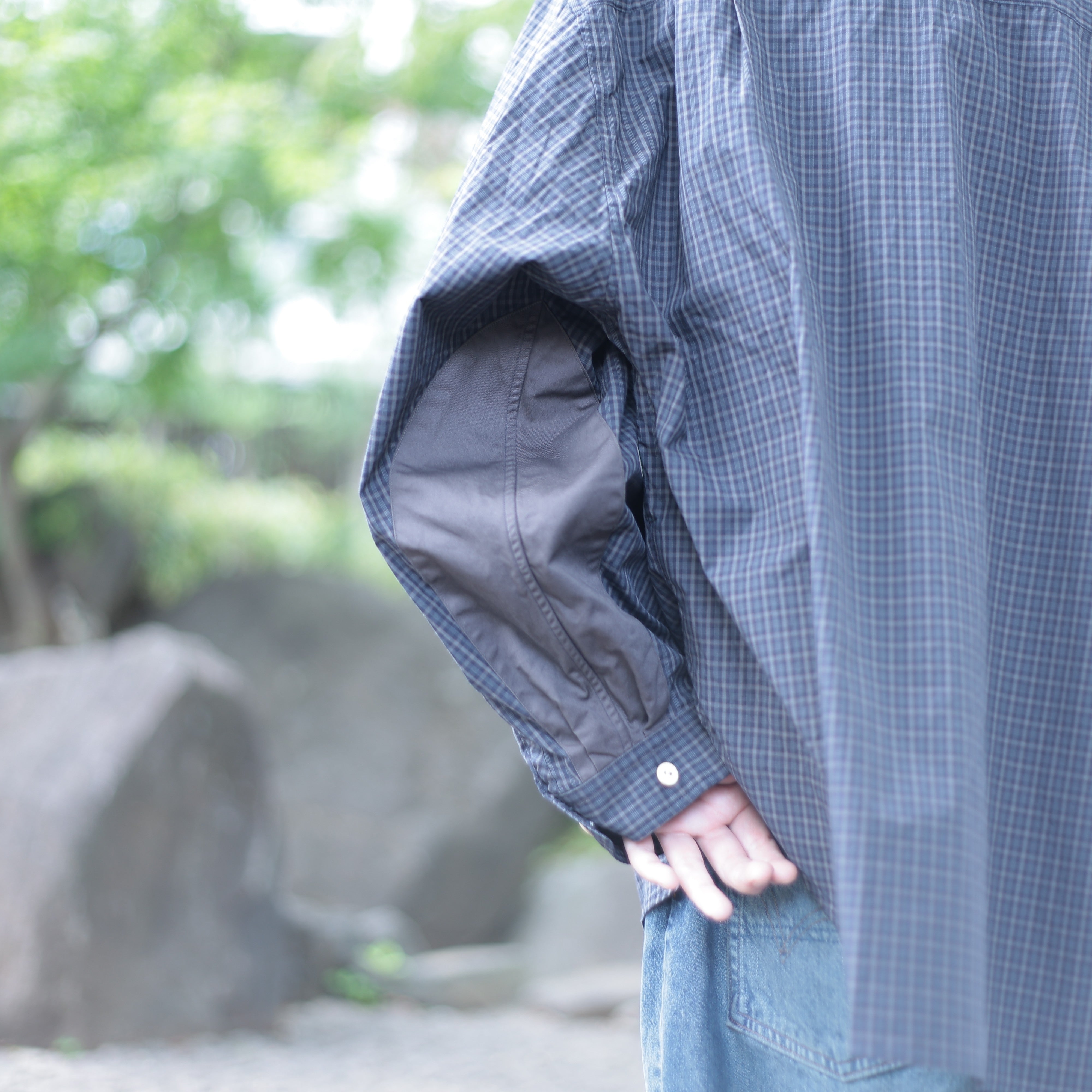 refomed WRIST PATCH WIDE SHIRT CHECK (RESH-038) | refomed / Shirt