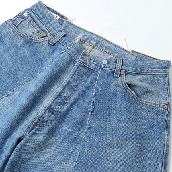 OLD PARK×MINEDENIM Rebuild Buggy Jeans : SIZE32