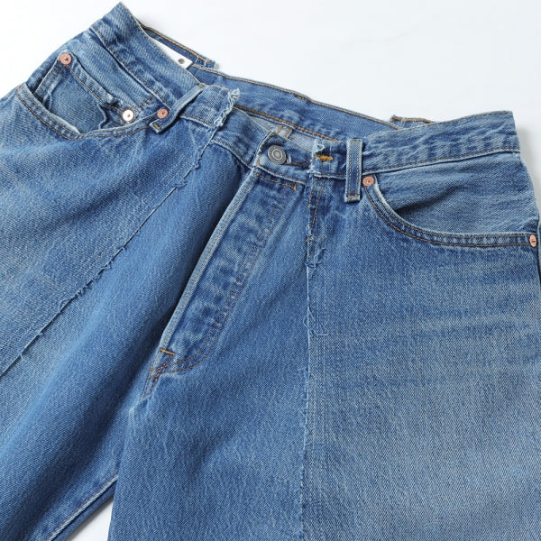 OLD PARK×MINEDENIM Rebuild Buggy Jeans : SIZE30(2)