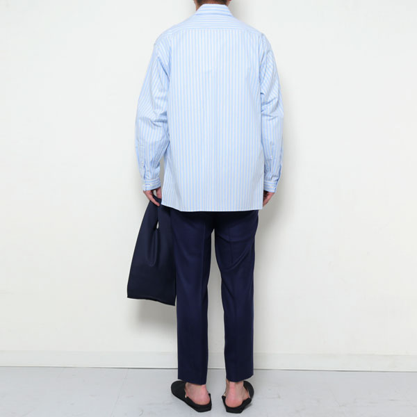 PATCH POCKET SHIRT ORGANIC COTTON TYPEWRITER