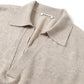 SUPER FINE CASHMERE SILK KNIT SKIPPER POLO