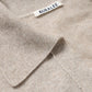 SUPER FINE CASHMERE SILK KNIT SKIPPER POLO