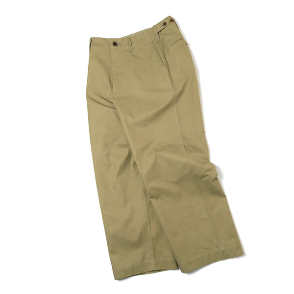 チノパンオーラリー　WASHED FINX LIGHT CHINO WIDE PANTS