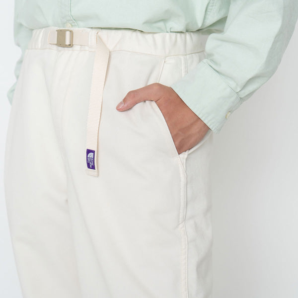 Stretch Twill Wide Tapered Pants