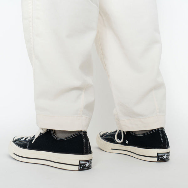 Stretch Twill Wide Tapered Pants