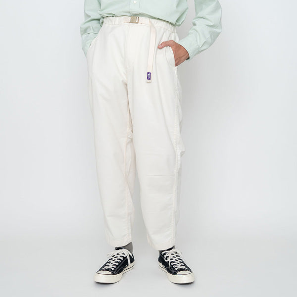 Stretch Twill Wide Tapered Pants