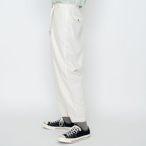 Stretch Twill Wide Tapered Pants